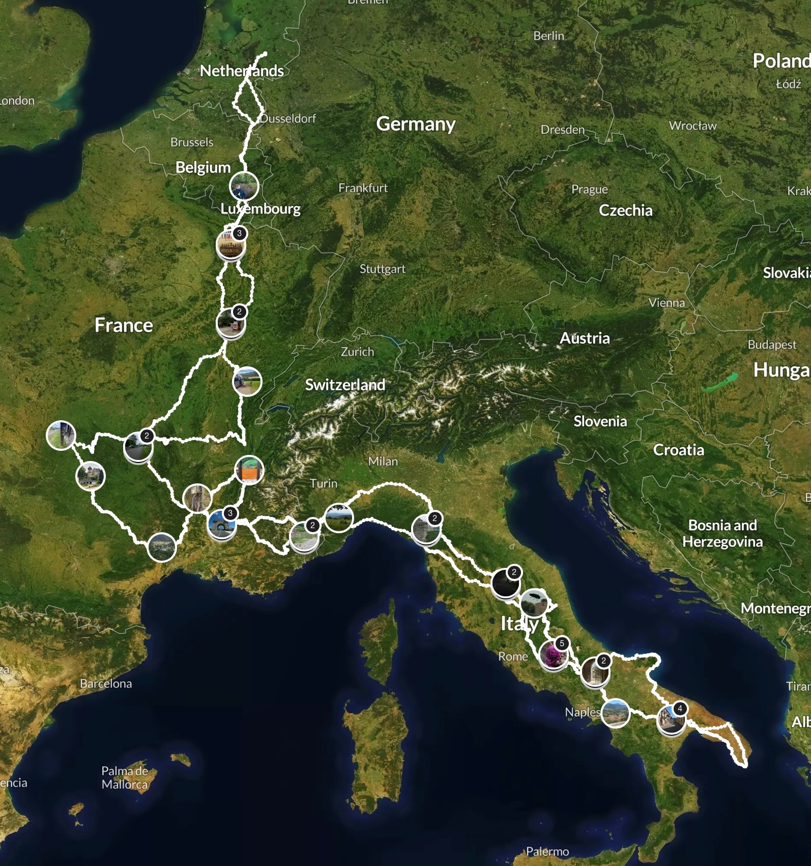 Toertje Naar de Hak van Italië